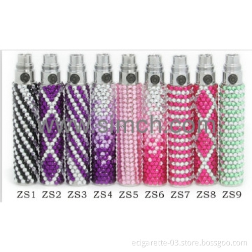 New products 2013-2014 hot selling diomand battery ego battery